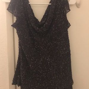 A beautiful JKara evening gown.